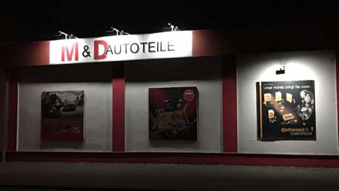M & D Autoteile, Dresdener Straße in Wurzen