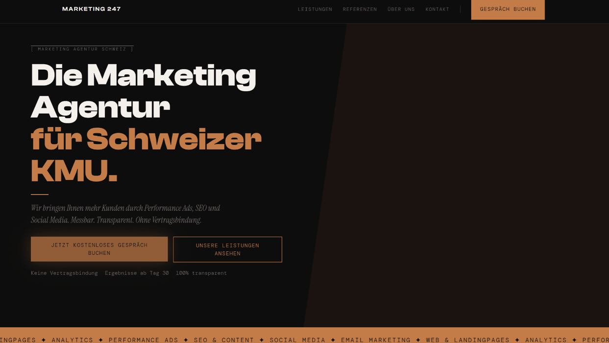 Marketing 247, Oststrasse in Frauenfeld