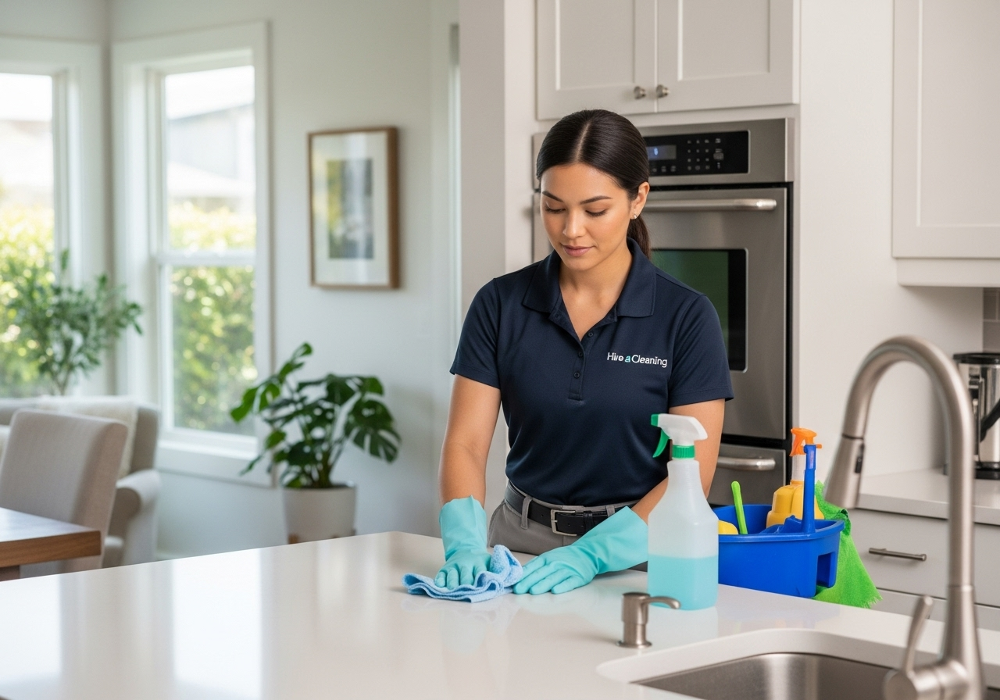 Hire a Cleaning Logo