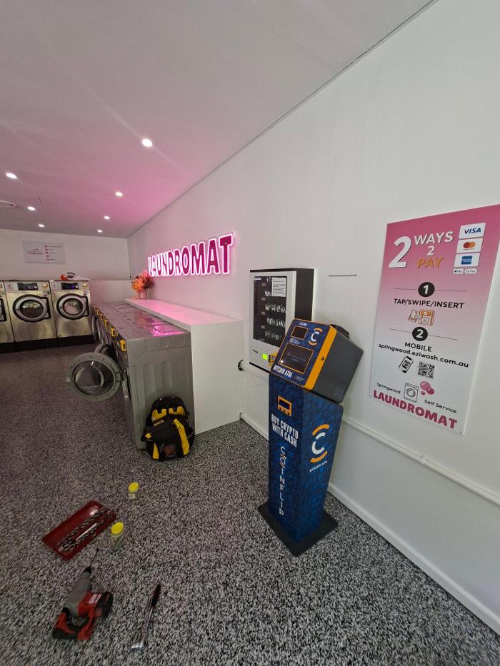 CoinFlip Bitcoin ATM - Springwood self service laundromat (Springwood) Penrith