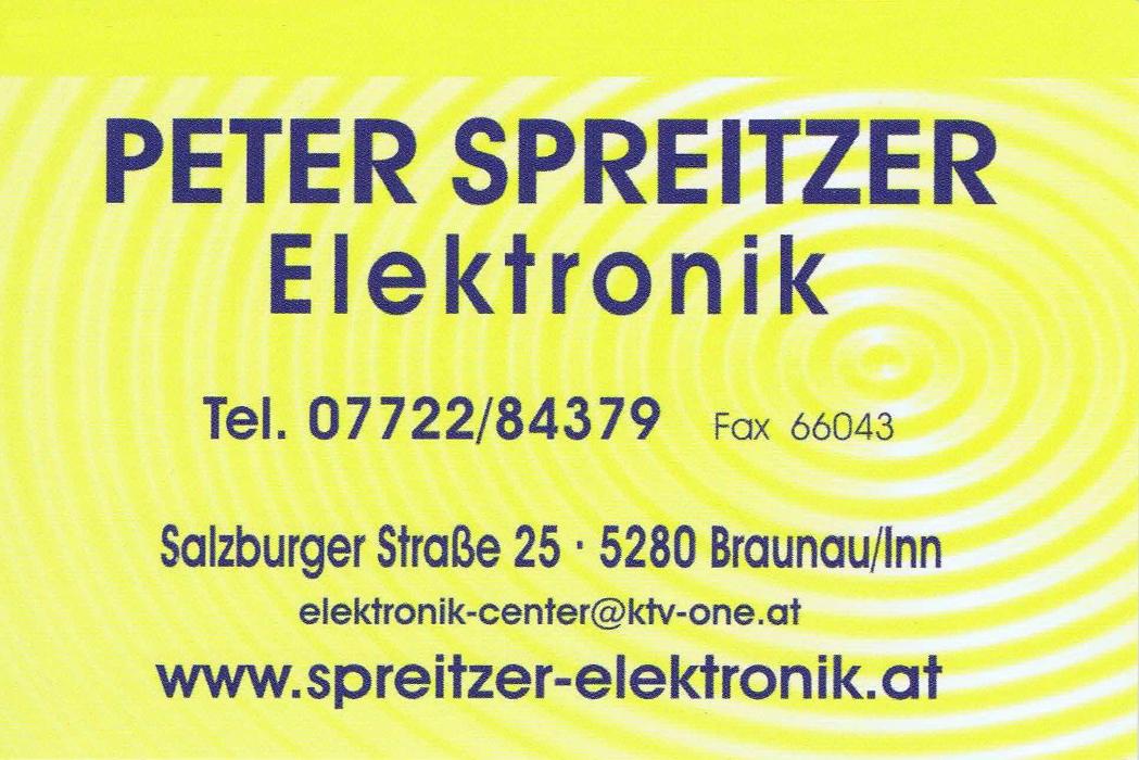Spreitzer Peter Elektronik in Linz