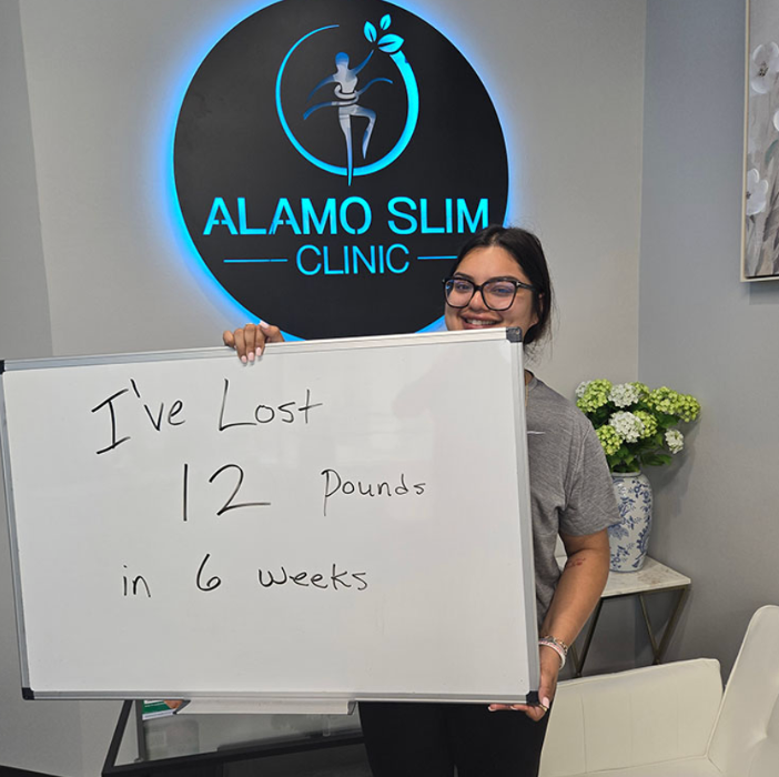 Happy client down 12 pounds