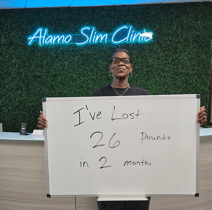 Happy client down 26 pounds