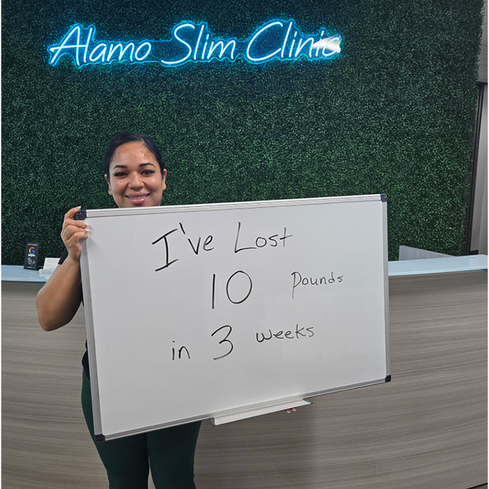 Happy client down 10 pounds