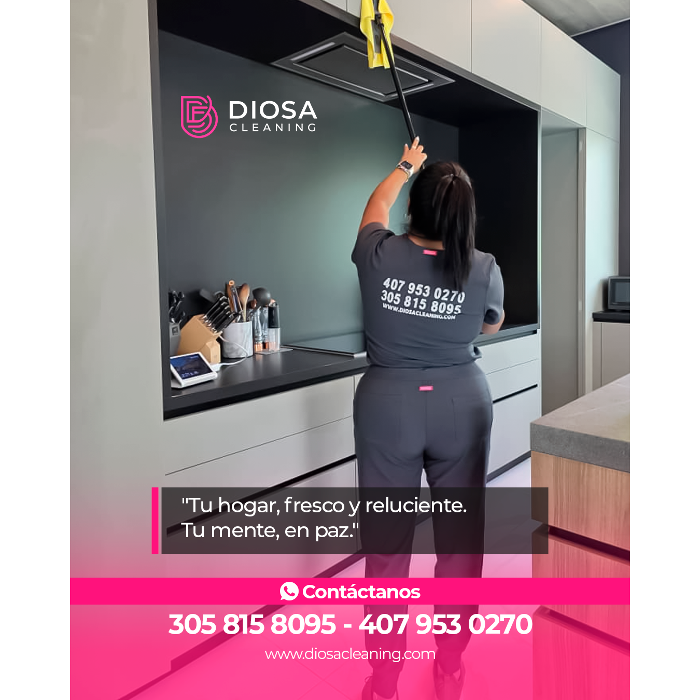 Diosa Cleaning Service es una compañía profesional de limpieza residencial y comercial en Miami.