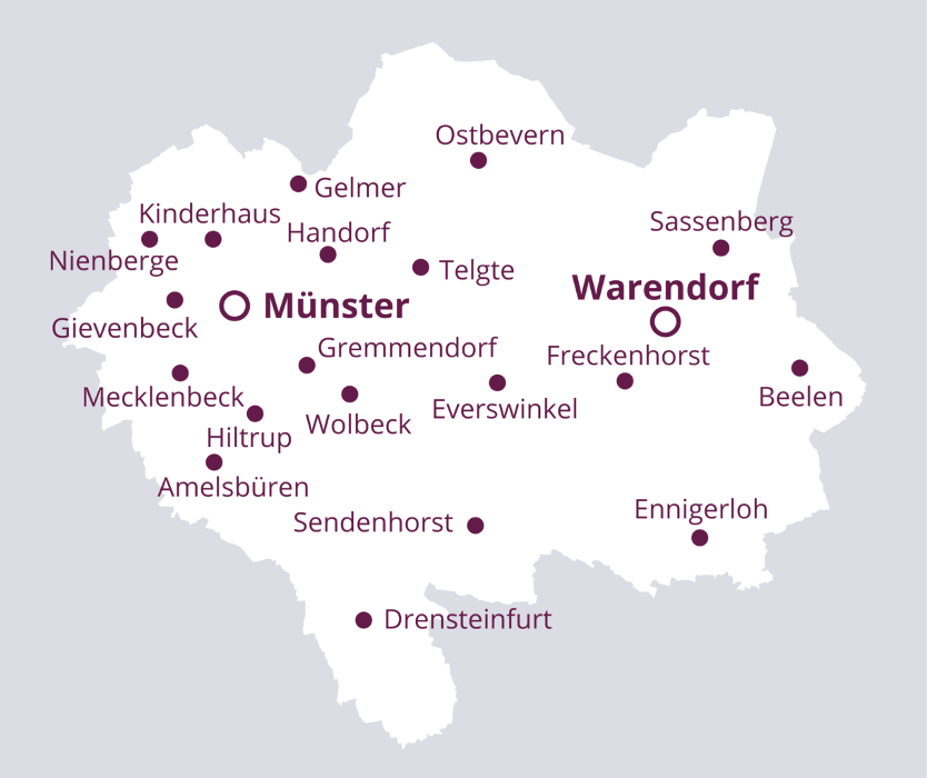 Home Instead (Münster & Kreis Warendorf), Scheibenstraße in Münster