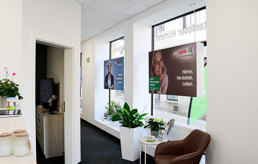 pro optik hörzentrum Apolda, Darrplatz in Apolda