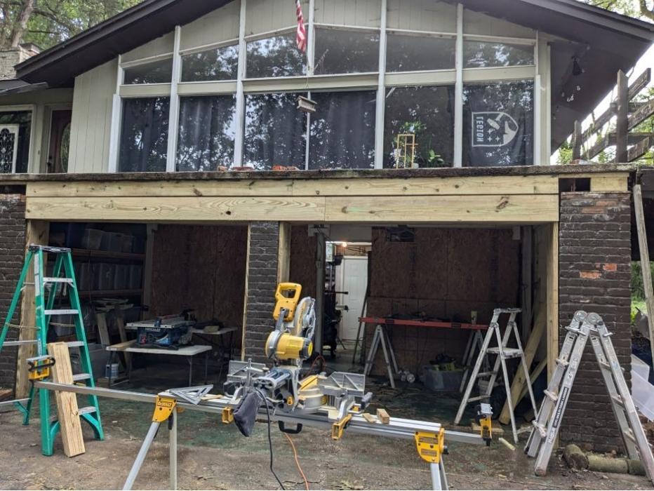 New beam installation