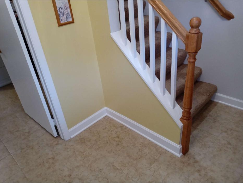 New stairs and banisters