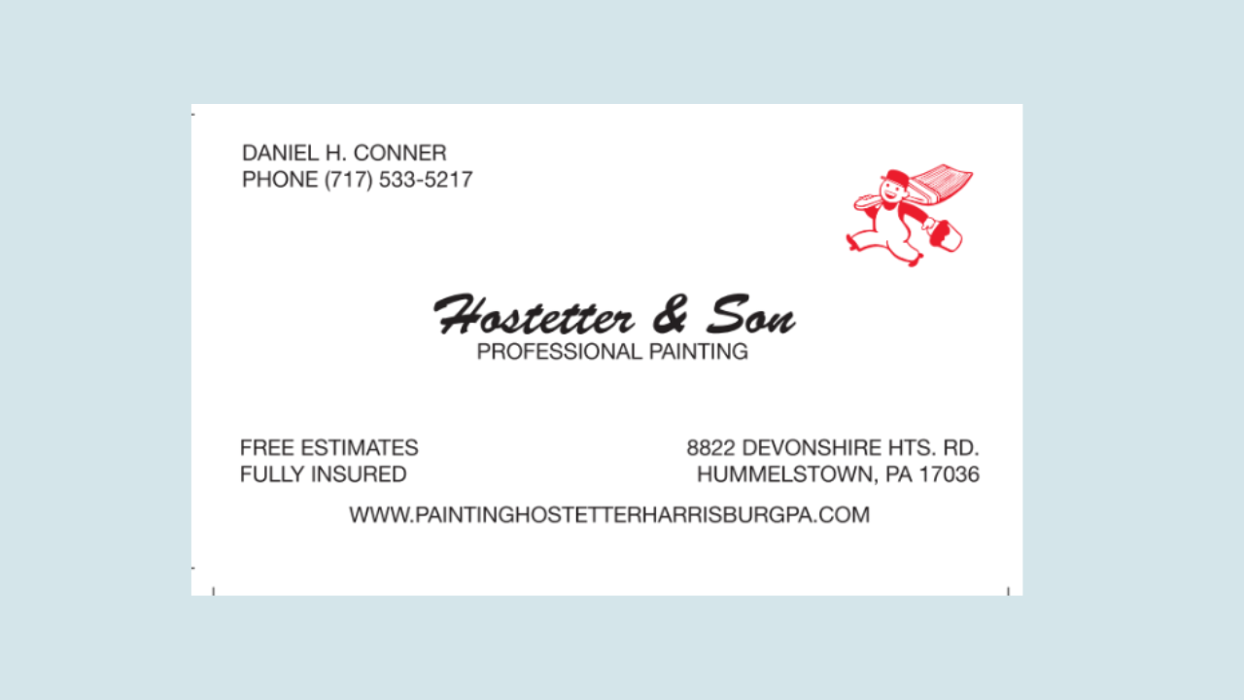 Hostetter & Son Pro Painting Services Harrisburg