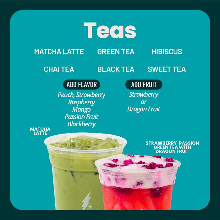 Teas Menu