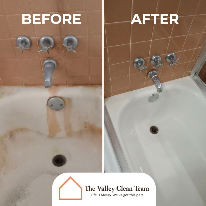 Deep Clean bathroom