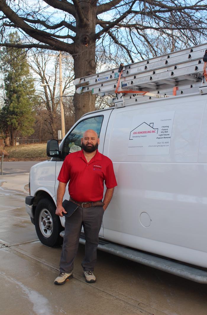 Jesus Ortega, owner of JOG Remodeling Inc., serving Kansas City since 2022 with years of remodeling and house flipping experience. Trusted by homeowners, realtors, and investors across the metro.