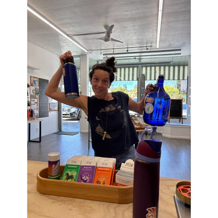 Water store customer