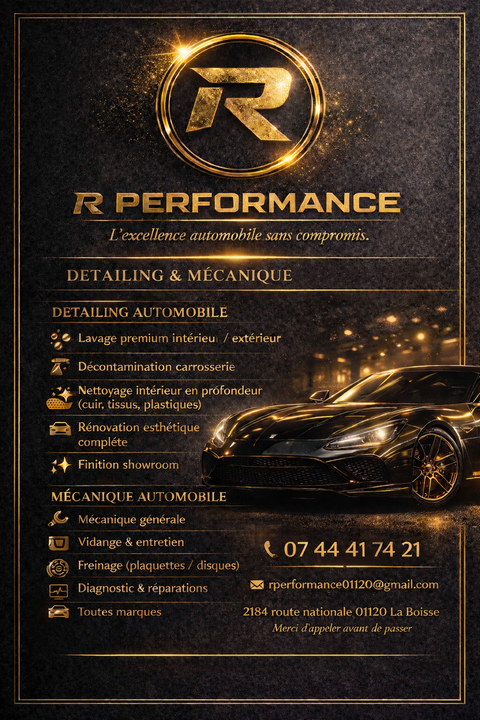 Rperformance expert en automobile