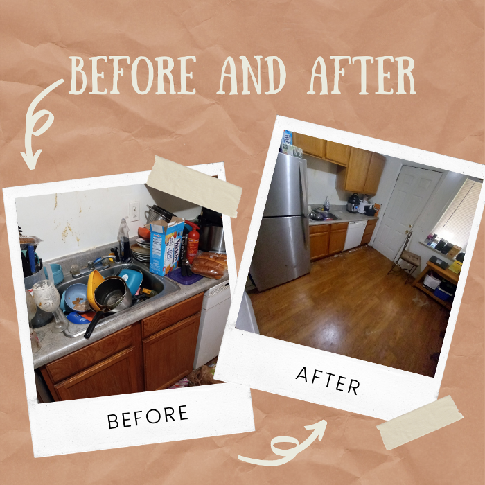 Kitchen deep clean