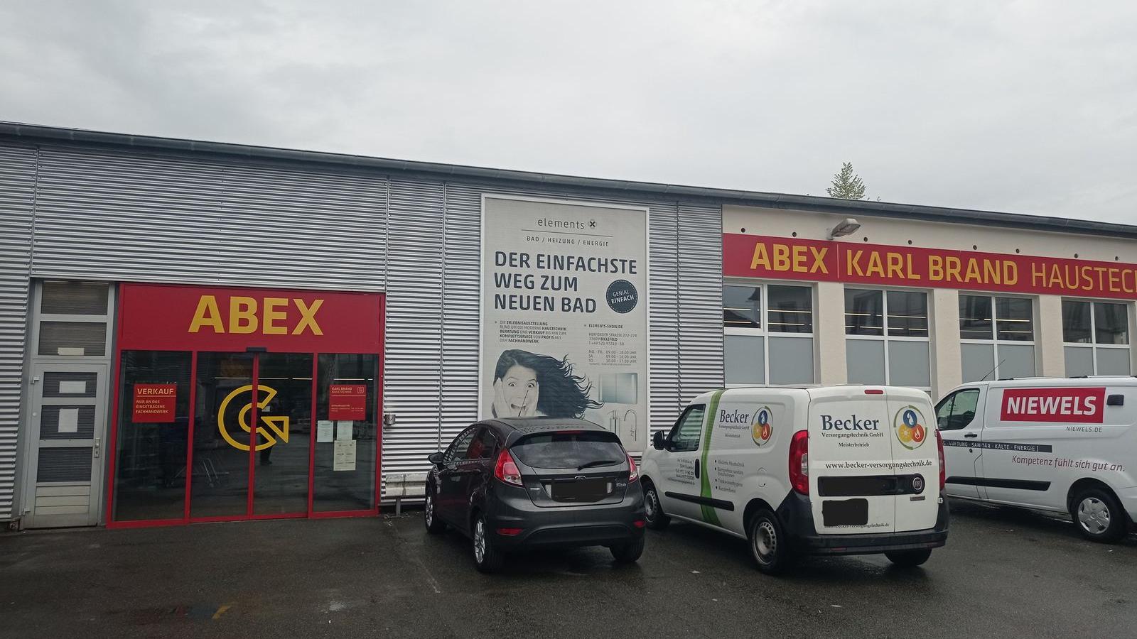 ABEX KARL BRAND HAUSTECHNIK, Schildescher Straße in Bielefeld