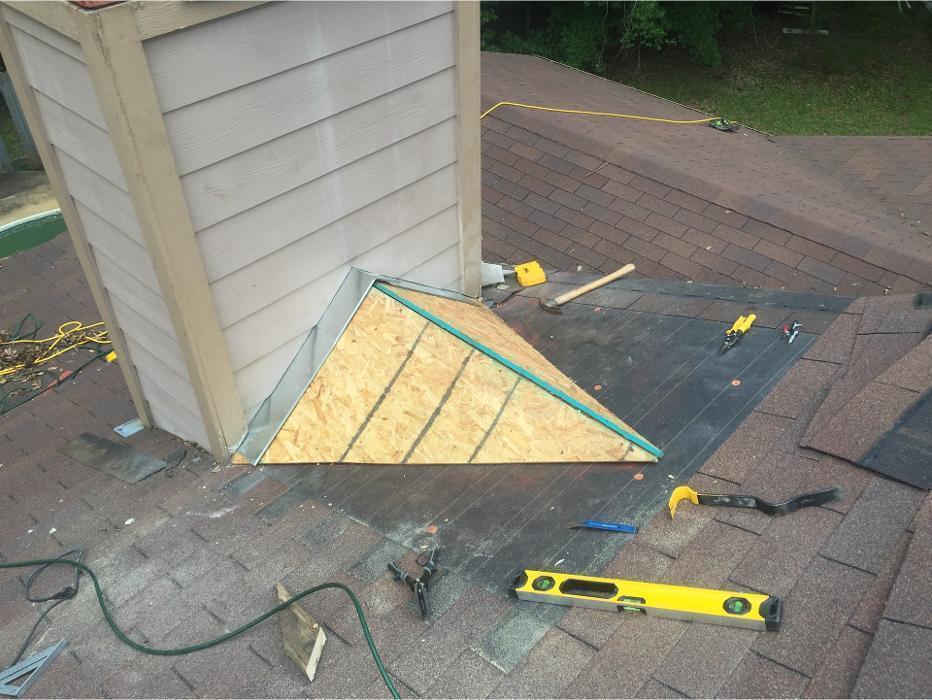 Fixing a damaged roof in Lufkin Texas