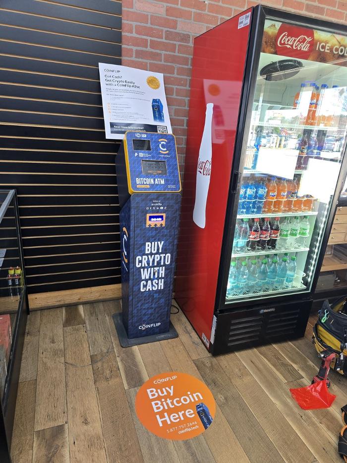 CoinFlip Bitcoin ATM - Light Up Smoke and Vape (Hiram)