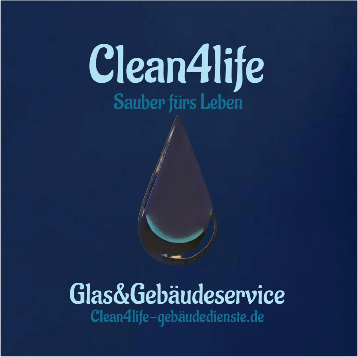 Logo Clean4Life Glas-& Gebäudedienste Logo Clean4Life Glas-& Gebäudedienste