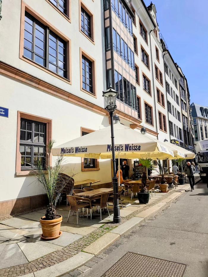 Thüringer Hof zu Leipzig, Burgstraße in Leipzig