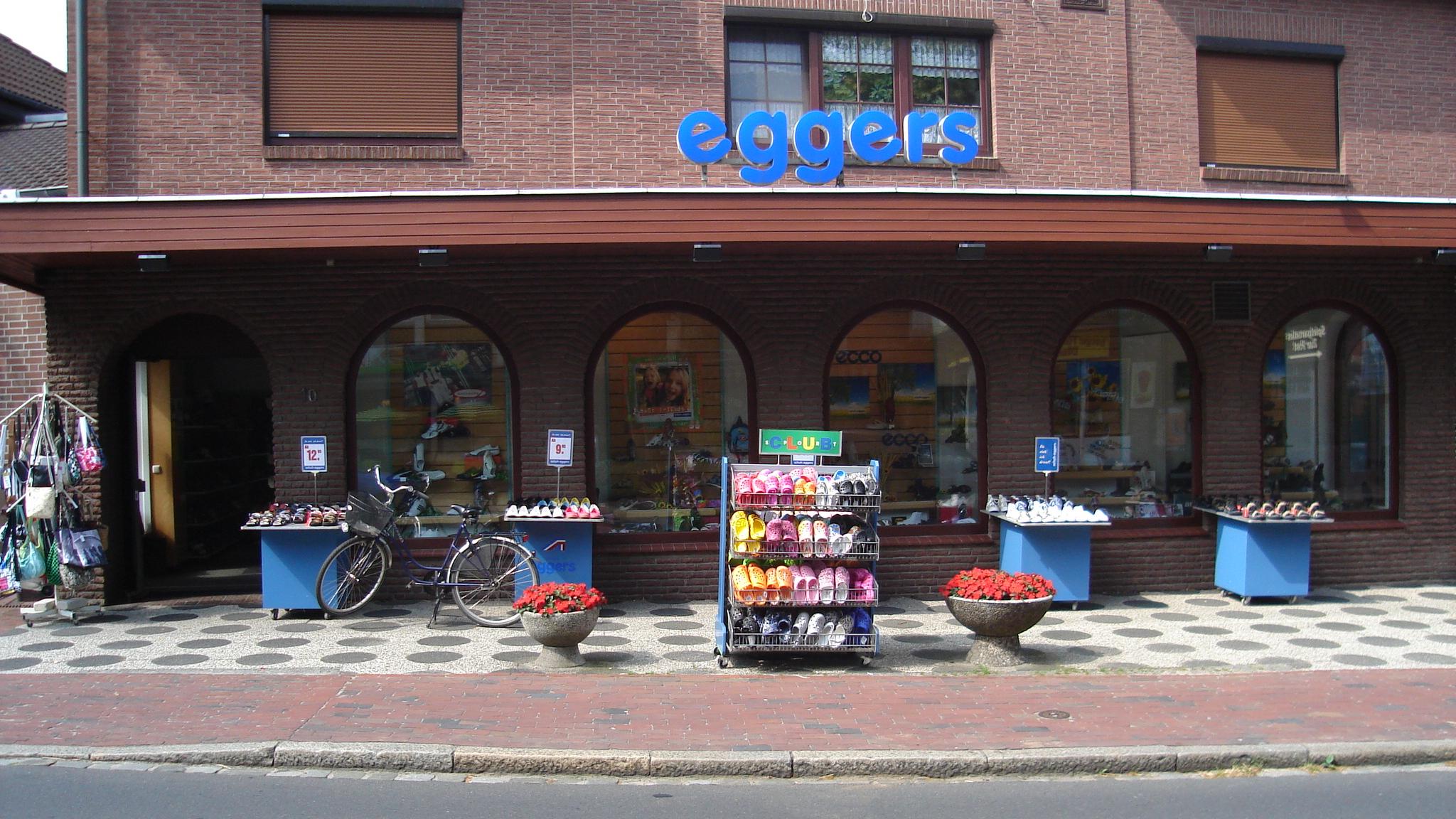 Schuh Eggers, Bahnhofstraße in Burg (Dithmarschen)