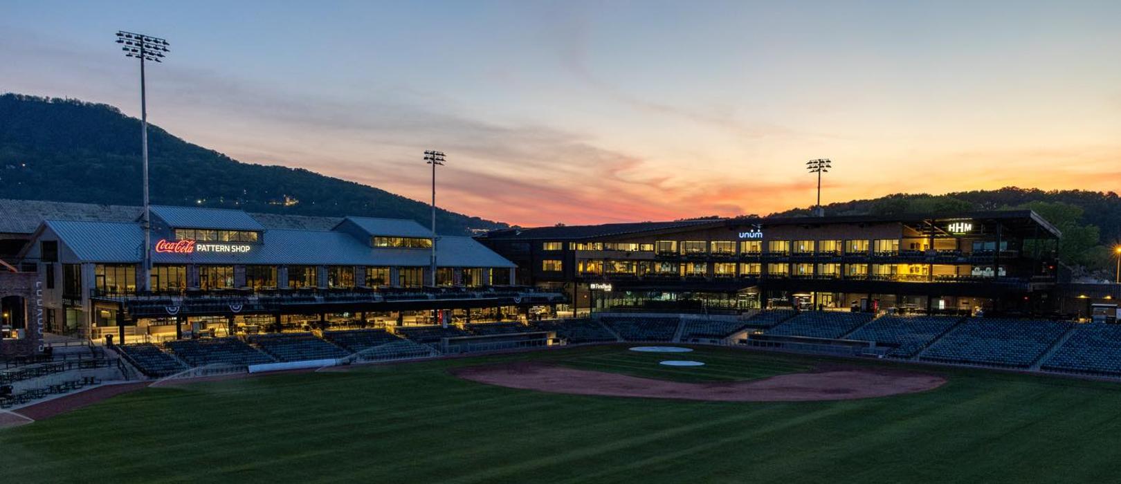 Erlanger Park at sunset