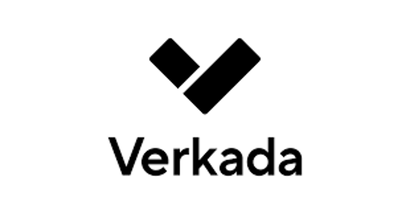Verkada logo representing industry-leading cloud-based security solutions, including smart surveillance, access control, and integrated systems designed to provide modern, scalable protection for businesses.