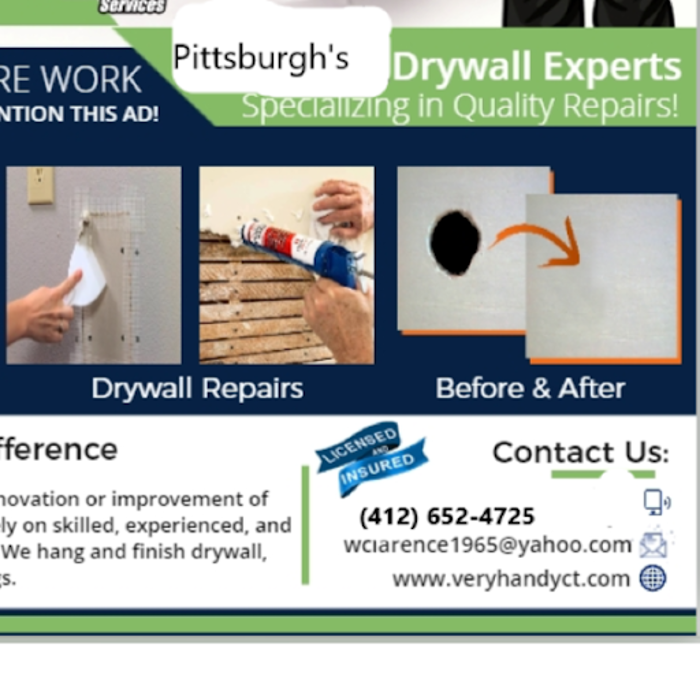 Very Handy Wall and Ceiling Repairs