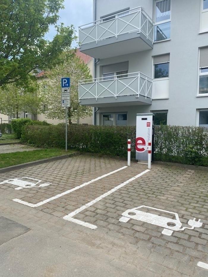 WVV Energie E-Ladestationen, Philipp-Fasel-Straße in Würzburg