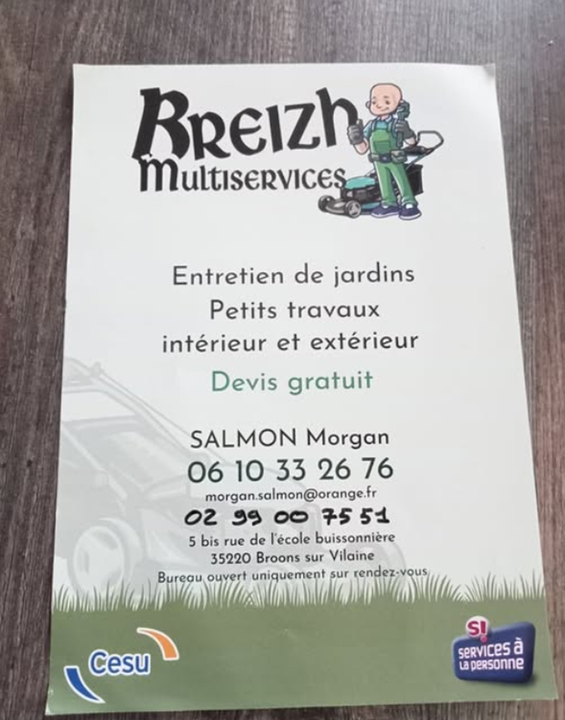 Breizh Multiservices paysagiste conseil