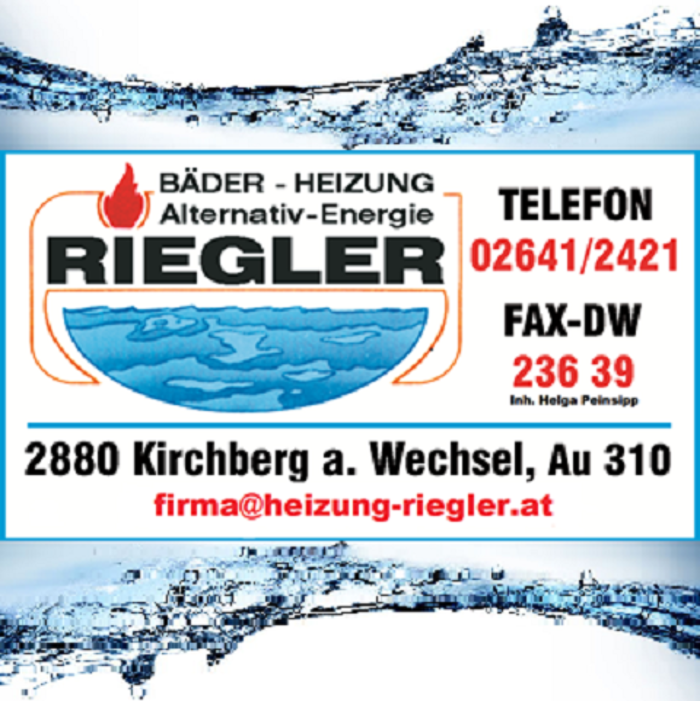 Riegler - Bäder & Heizung, Au in Kirchberg am Wechsel-Außen