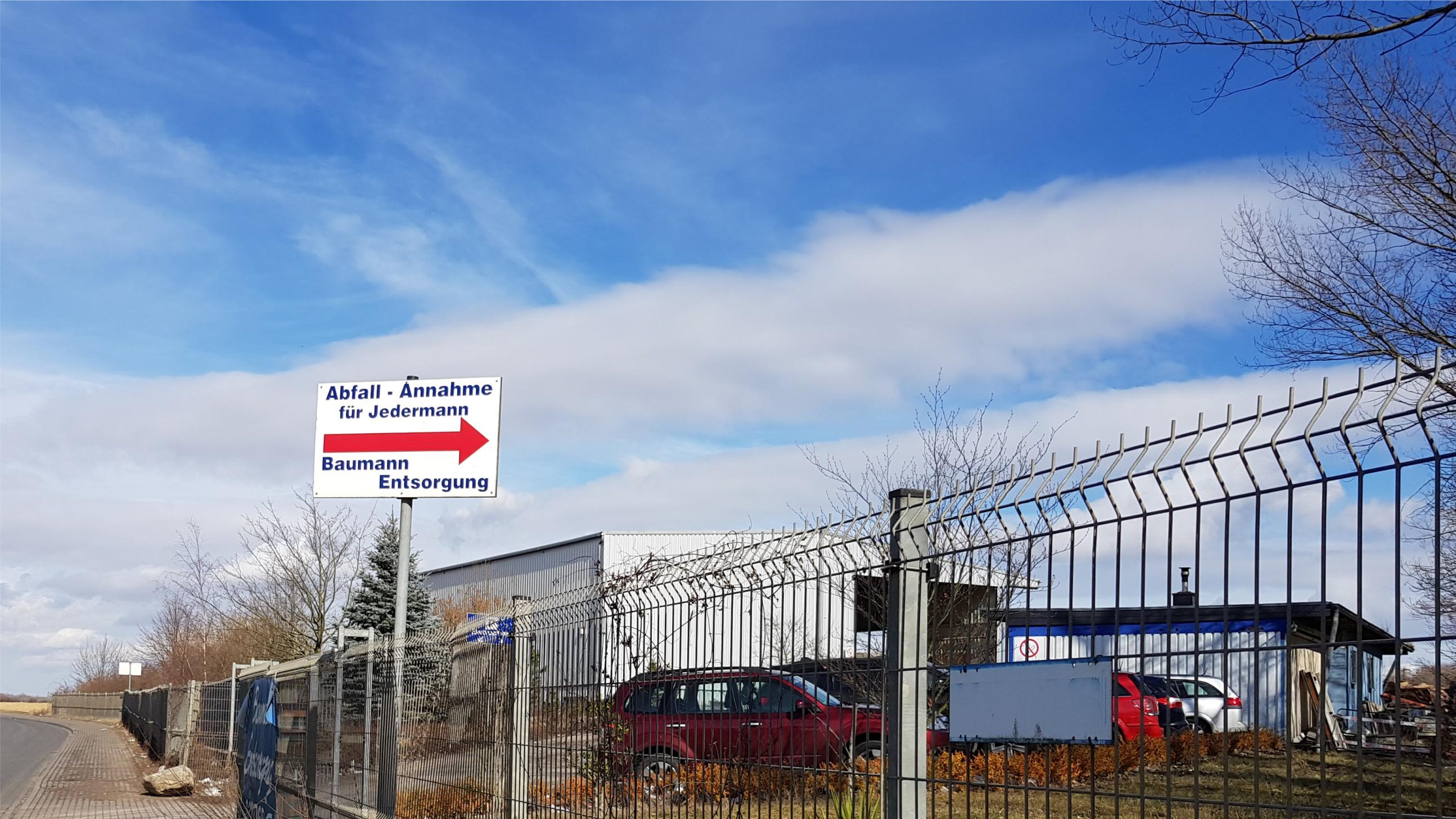 Baumann Entsorgung, Röntgenstraße in Kerpen