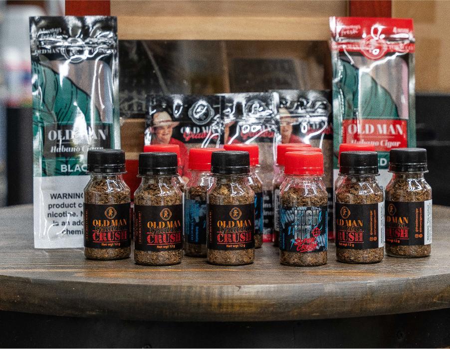 Old Man Grabba products available for wholesale distribution to smoke shops and retailers in Boston and Massachusetts.