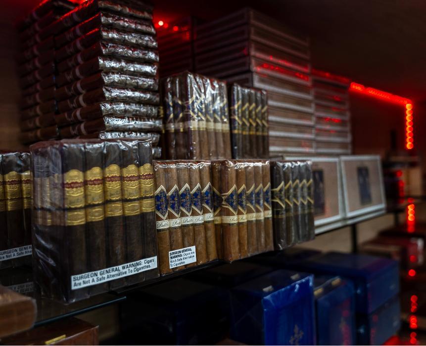 Premium cigars available for wholesale supply to smoke shops and retail stores throughout Boston and Massachusetts.