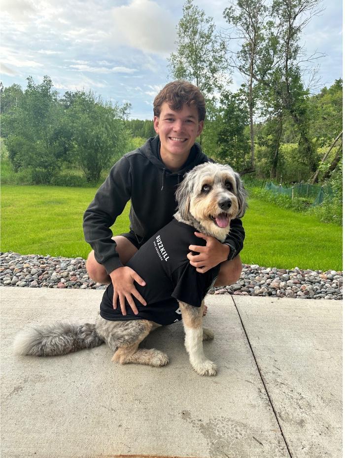 It's official Buzzkill Pest Solutions has a mascot.  Smokey our loveable Aussiedoodle. 