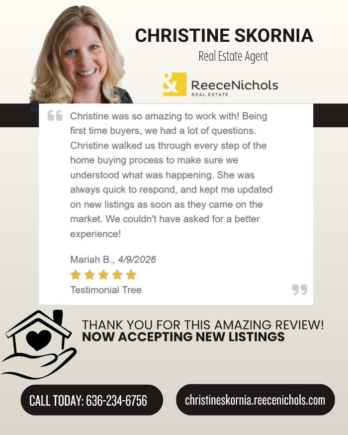 Christine Skornia Realtor, Reece Nichols Real Estate Washington
