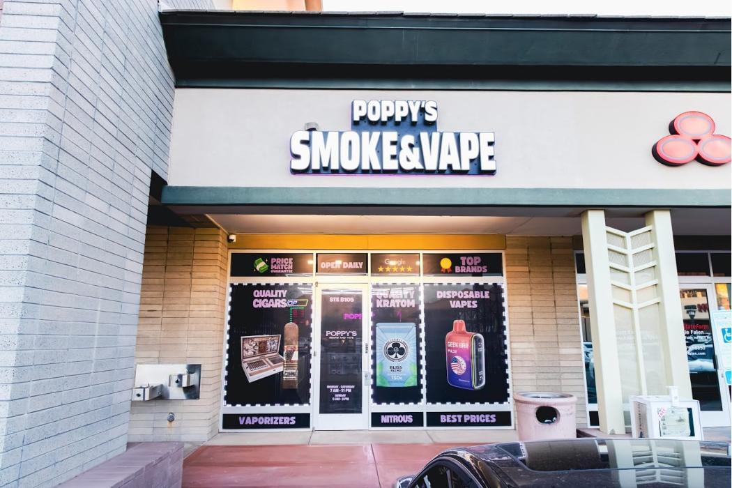 Poppy’s Smoke & Vape Scottsdale | VAPE, CBD, KRATOM, Cigars, Smoke, NOOTROPICS, Supplements, and Head shop