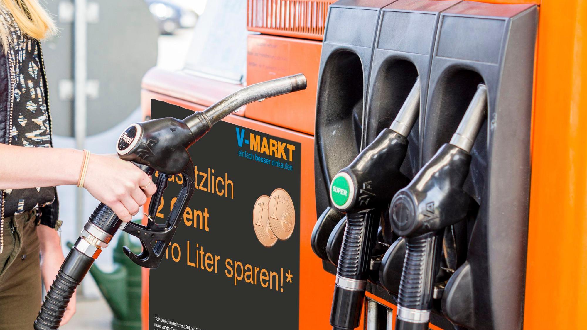Tankstelle V-Markt, Ammergauer Straße in Peiting
