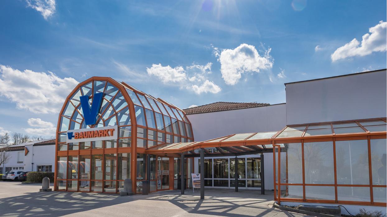 V-Baumarkt, Münchener Straße in Landsberg am Lech