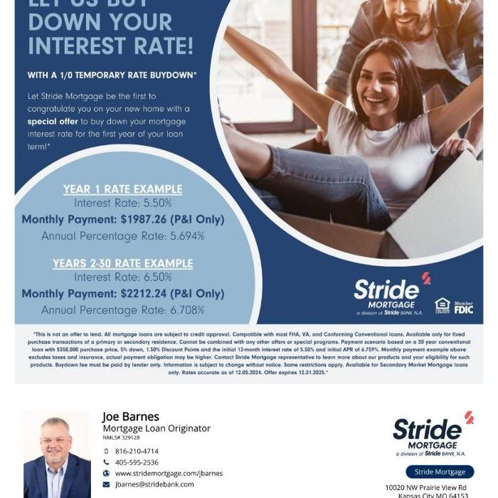 Joe Barnes | Stride Mortgage, a division of Stride Bank, N.A.