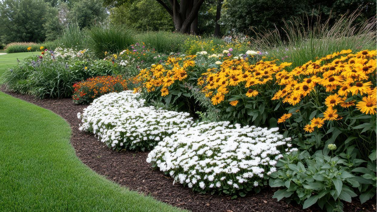 Professionally maintained lawn and flower bed installation by All Cutt Lawn Service &mdash; serving Eastman, Warner Robins, and Middle Georgia. Clean edging, fresh mulch, and vibrant seasonal plantings that make your property stand out.