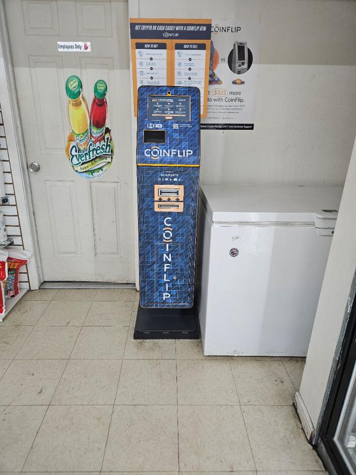 CoinFlip Bitcoin ATM - Three D's Variety (Waterville)