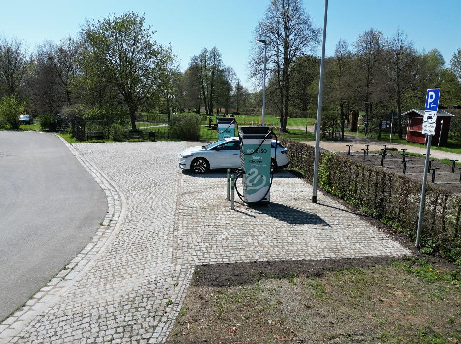 eliso-Ladestation, Südpromenade in Luckau