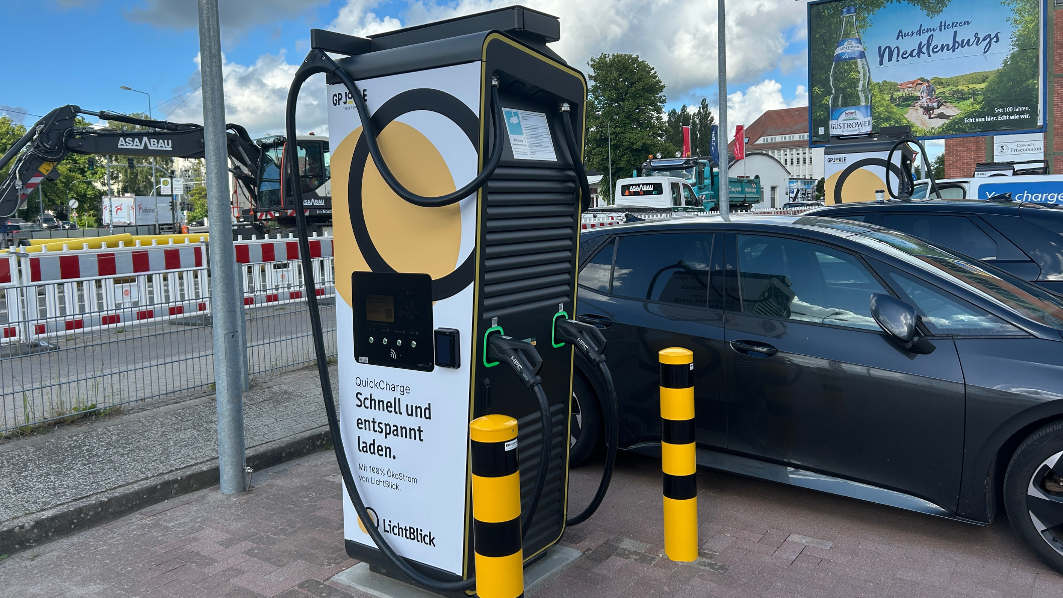 LichtBlick QuickCharge Ladestation, Werftstraße in Rostock