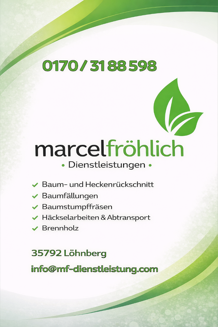 Marcel Fröhlich Brennholz und Dienstleistungen in Löhnberg