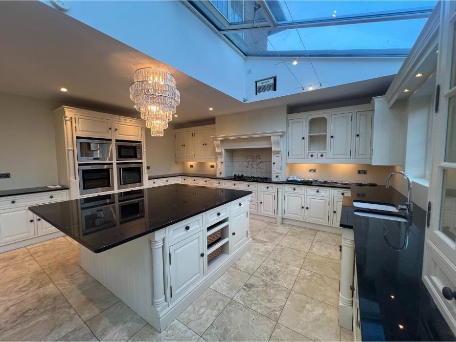 A wonderful kitchen renovation we completed recently, including a stunning sky light to create a light drenched room.