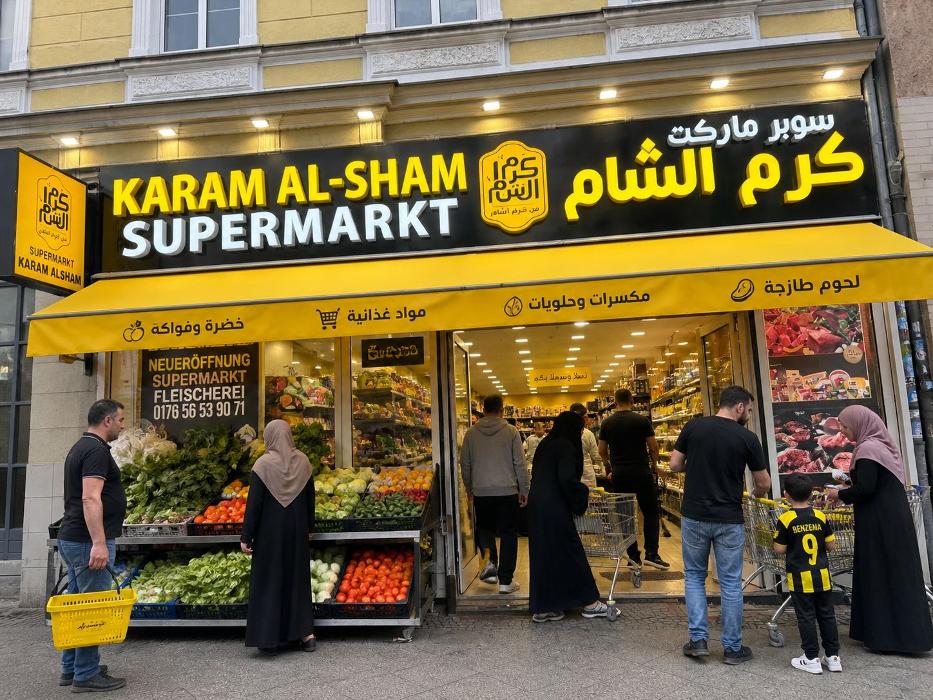 Karam Al-Sham Supermarkt, Tempelhofer Damm in Berlin