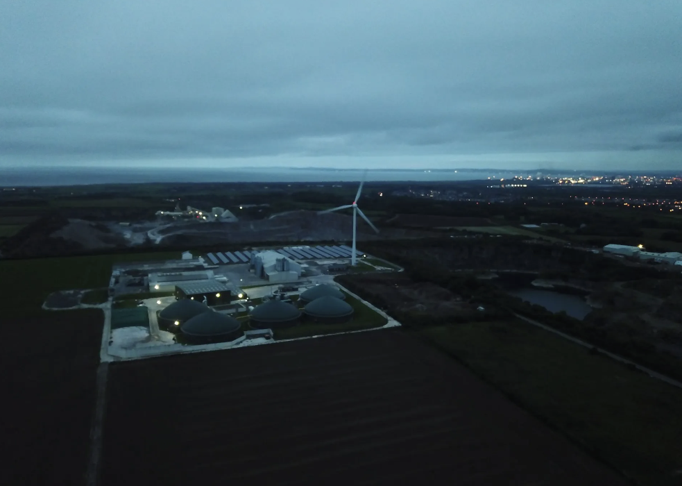 Anaerobic digestion facility, Stormy Down, Bridgend