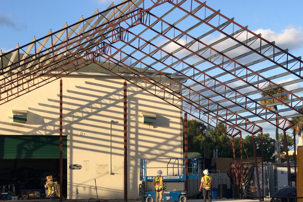 Construction of Titusville Playhouse Outdoor Pavilion and Stage